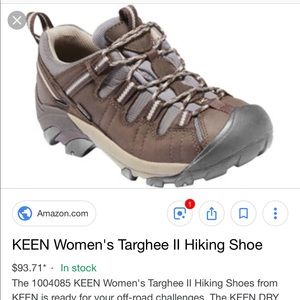 Keen hiking boots